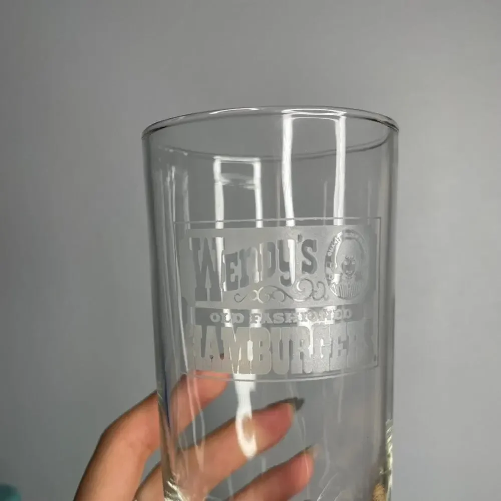 WENDYS‎ Vintage Glassware Restaurant Fast Food Set of 3